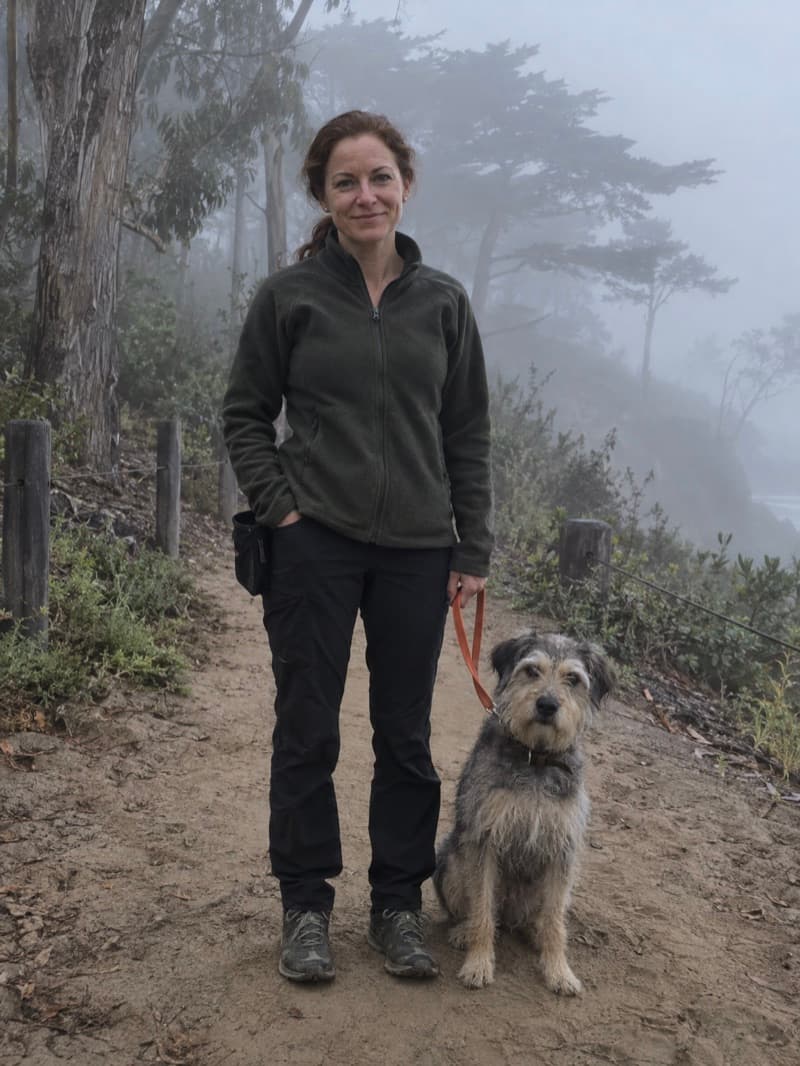 Sarah Jenkins, Dog behavior consultant, specializing in visitors, greetings, and social skills